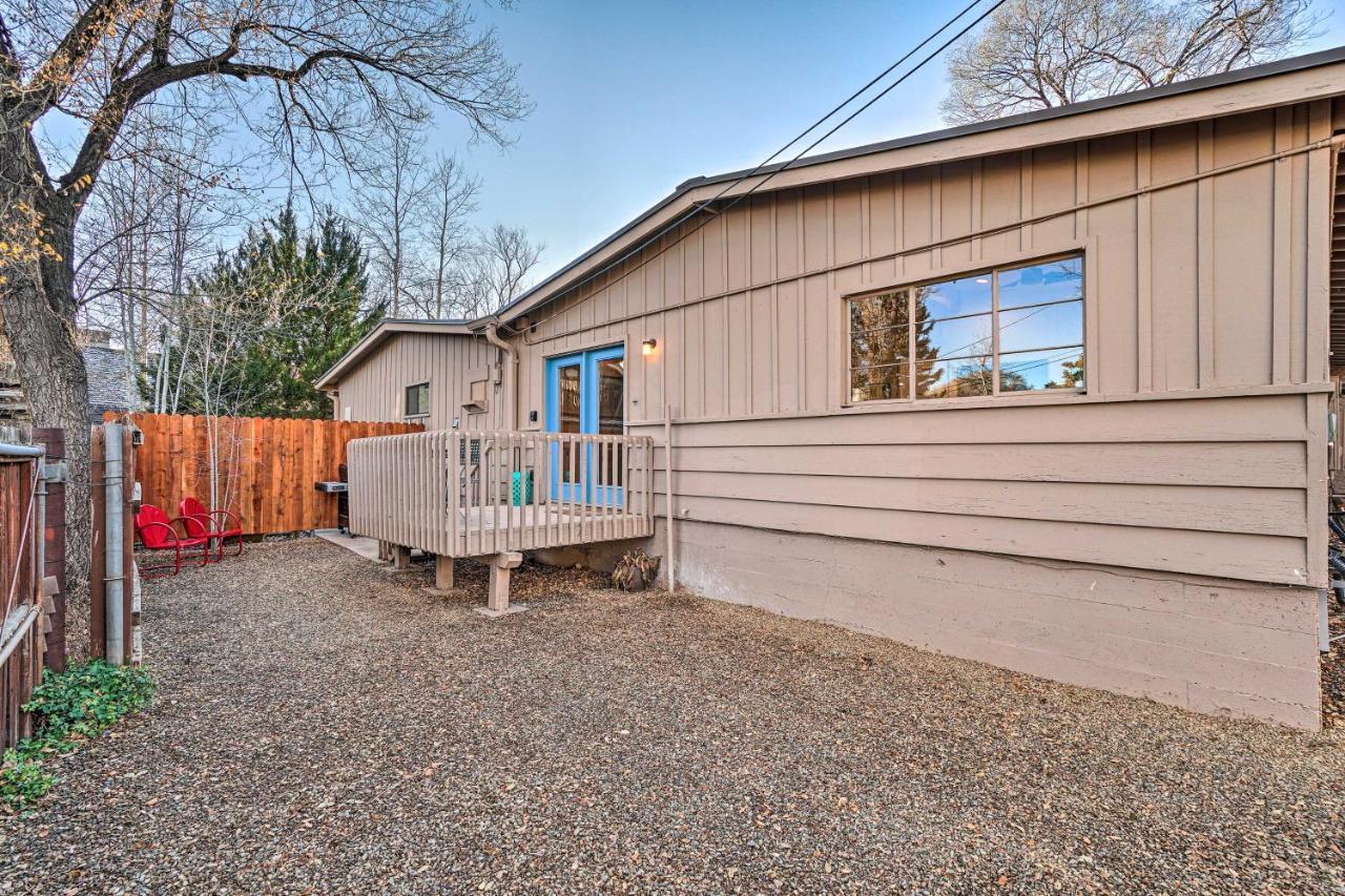 Cozy Flagstaff Studio With Patio - Near Dtwn! Extérieur photo
